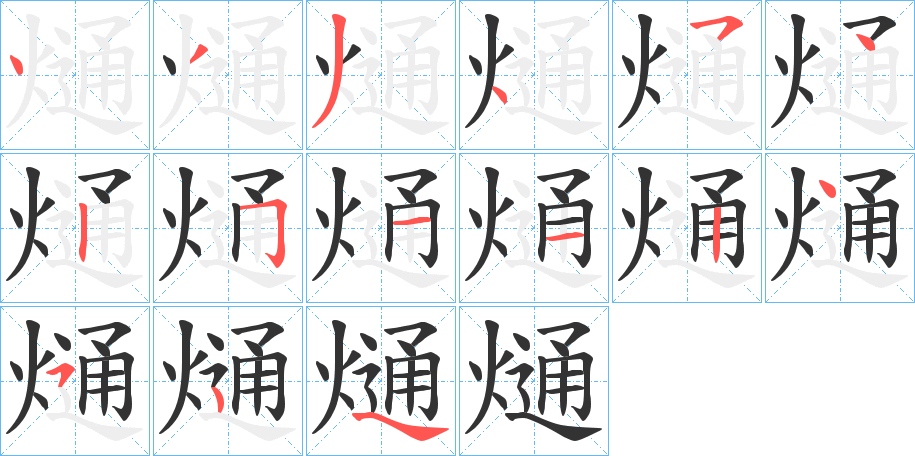 熥的筆順筆畫