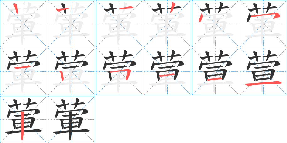 葷的筆順筆畫